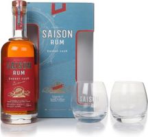 Saison Rum Sherry Cask Gift Set with 2x Glass...