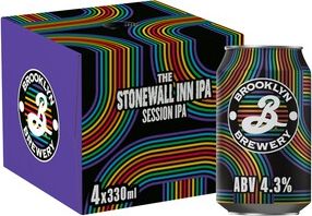 Brooklyn Brewery Stonewall Inn IPA Beer 4x330ml