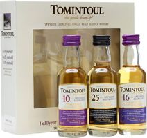 Tomintoul Triple-Pack 10 Yrs, 16 Yrs & 33 Yrs / 3x5cl Miniature