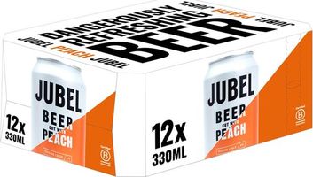 JUBEL Beer cut with Peach 12pk