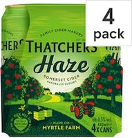 Thatchers Haze Cloudy Cider 4 x 440ml