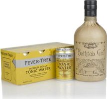 Bathtub Gin and Fever-Tree Indian Tonic Water Fridge Pack Bundle Gin