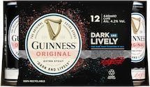 Guinness Original Stout Beer Can 4.2% Vol 12x...