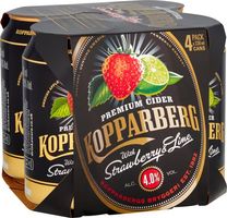 Kopparberg Strawberry & Lime 4x330ml Cans