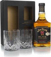 Jim Beam Black Gift Pack with 2x Glasses Bour...