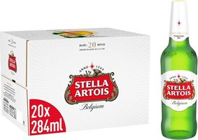 Stella Artois Belgium Premium Lager Bottles 20x284ml