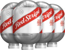 Red Stripe Premium Lager bundle - 4x 8L BLADE kegs