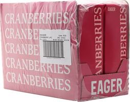 Eager Cranberry Juice / Case of 8x100cl Cartons