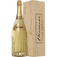 Champagne vranken - diamant brut - jeroboam en wooden case