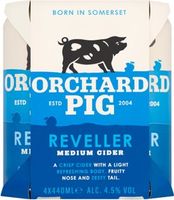 Orchard Pig Reveller Medium Apple Cider 4x440ml