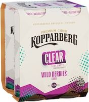 Kopparberg Clear Wild Berries Fruit Cider 4x330ml