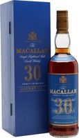 Macallan 30 Year Old Sherry Oak Blue Label Sp...