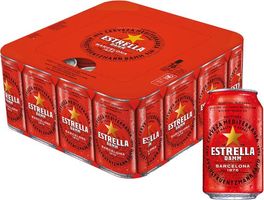 Estrella Damm Premium Lager Beer Cans