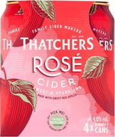Thatchers Rose Cider Cans 4 x 440ml