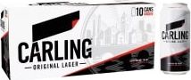 Carling Original Lager Beer Can 10 x 440ml