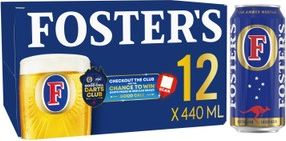 Foster's Lager Beer Can   12 x 440ml