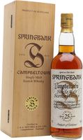 Springbank 25 Year Old / Millennium Edition C...