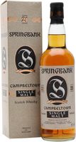 Springbank 21 Year Old / Bot. 1990's Campbelt...