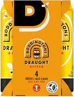 Boddingtons Draught Bitter Ale Cans 4 x 440ml