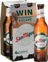 San Miguel Premium Lager Beer 4x330ml