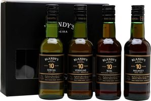 Blandy's 10 Year Old Madeira Selection Pack / 4x20cl