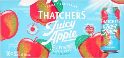 Thatchers Juicy Apple 10pk Can