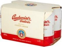 Budweiser Budvar Original 6X330ml Cans