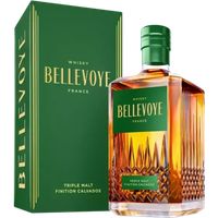 French Whisky - Bellevoye - Vert Finition Calvados -  Presentation Case