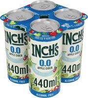 Inch's 0.0 Medium Apple Alcohol Free Cider Can