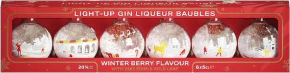 Light-Up Gin Liqueur Baubles Gin Liqueur