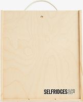 Selfridges Selection Three-bottle wooden wine box