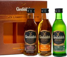 Glenfiddich Family Collection Gift Set 3 x