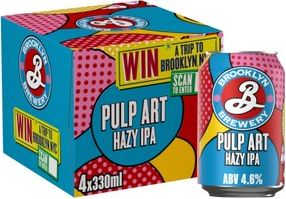 Brooklyn Pulp Art Hazy IPA 4x330ml