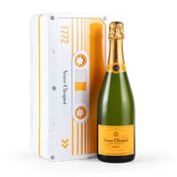 Champagne Veuve Clicquot Yellow Label Brut Cassette Tape Tin