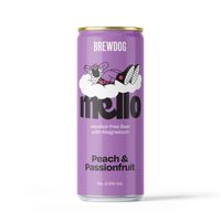 Mello Peach & Passionfruit Alcohol Free Beer 330ml
