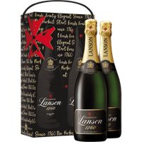 Champagne lanson - gift set paris 2 bottles
