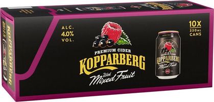 Kopparberg Mixed Fruits Cider Cans 10x330ml
