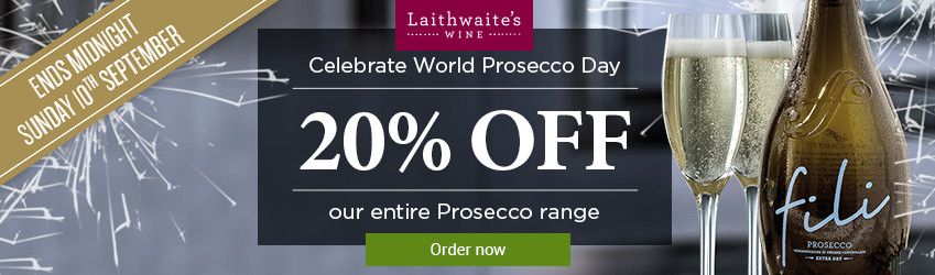 20% off Prosecco