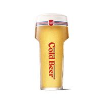 Cold Beer Hero Glass