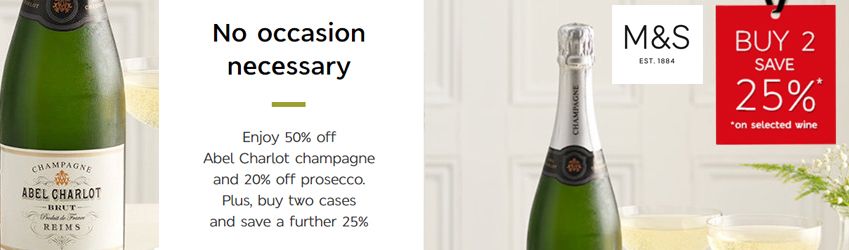 Half-Price Champagne from M&S