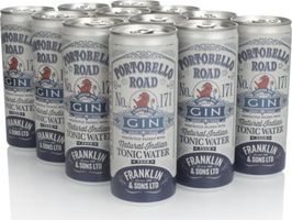 Portobello Road No. 171 Gin & Natural Indian Tonic Water (12 x 250ml) Pre-Bottled Cocktails