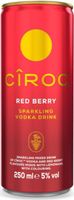 Ciroc Red Berry Sparkling Vodka Drink 5% vol 250ml Can