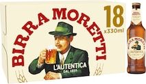 Birra Moretti Premium Lager Beer Bottle 18x33...