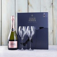 Champagne Charles Heidsieck Armchair Gift Set Rosé Réserve & Flutes