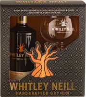 Whitley Neill Handcrafted Dry Gin Gift Set with Glass