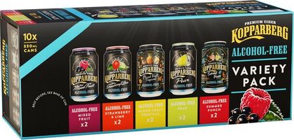 Kopparberg Alcohol Free Cider Variety 10x330ml