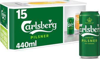 Carlsberg Lager Beer 15x440ml