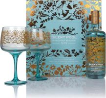 Silent Pool Gin Gift Pack with 2x Glasses Gin