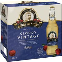 Henry Westons Cloudy Vintage Cider