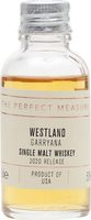 Westland Garrayana Sample / 2020 Release  American Single Malt Whiskey